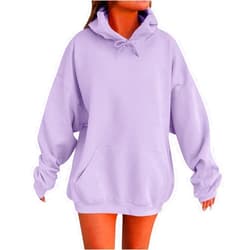 Ympkerial Oversized Hoodies for Women Winter Sweatshirt Long Sleeve Lightweight Drawstring Pullover Casual Fashion Outfits