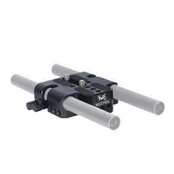 NICEYRIG 15mm Rod Baseplate Multi-purpose Tripod Base Plate Applicable for DSLR Camera Cinema Carmcorder [New Version] - 455