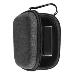 GEEKRIA Shield Case for Guitar Tuner, Portable Cover Travel Bag, Hard Shell Tuner Storage Case with Space for Pick Holder (Black)