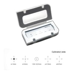 ByteX 0.01mm Dot Crosshair Microscope Camera Slide, Multifunction Plate Reticle, Accurate Calibration Slide Ruler, Stage Micrometer, High-Precision Measurement, Optical Glass, Luxury Packaging