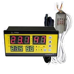 LILYTECH ZL-7918A, AC 100-240V Multifunction Automatic Temperature Humidity Controller, Egg Incubator Controller Better than XM-18