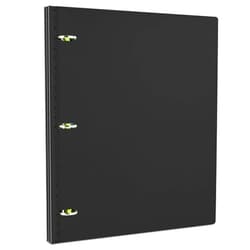 INFUN Telescoping 3 Ring Binder, Portable Plastic Binder with Telescoping Spine, 3 Ring Binder with Foldable Front Cover Holds 8.5