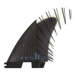 FCS II Reactor Performance Core Carbon Tri Fin Set - Black/Charcoal - L