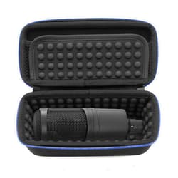 CASEMATIX Padded Microphone Case Compatible with AT2020 USB, AT2020USB Plus, AT2035, AT2050, AT4033A, AT4040, AT4050, ATR2500 USB with Windscreen and Small Cable Accessories, Case Only