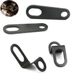 YehVeh 4 Pack Motorcycle Rear Turn Signal Mounting Bracket Lamp Light Relocation Support Mount Holder Stand for Harley Racer Bobber Fork Shock Turnsignals Indicator aftermarket LED Z/I Type