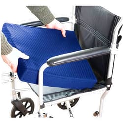 Carex Memory Foam Seat Cushion - Office Chair Cushion and Wheelchair Cushion - Comfortable Chair Pad, 18