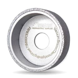 SHDIATOOL 3 Inch Profile Hand Diamond Wheel Height 30mm Flat Edge Grinding for Stone Marble Granite Rock Height 30mm 1