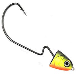 Reaction Tackle Swimbait Swing Jig Head - Bass Fishing Lure, Ideal Bait for Saltwater Fishing and Freshwater, Weighted Weedless Hooks for Bass Fishing