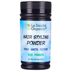 Le Sandre Organics Hair Styling Powder – Volumizing – Non Greasy and Sticky – Matte Finish 0.67 Oz (20 g)