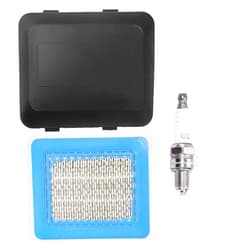 Saihisday 17211-ZL8-023 Air Filter, 17231-Z0L-050 Cleaner Cover with Spark Plug for Honda Lawn Mower Engine GCV135 GCV160 GCV190A HRB216 HRB217 HRS216 HRX217