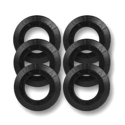 Green Goods 1'' UNISEAL Flexible Tank Adapter Made in the USA (bulkhead) - 6 Pack