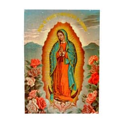 MrpsElk Our Lady of Guadalupe Virgin Mary Puzzle for Adults 500 Pieces 3D Wooden Jigsaw Puzzles Toy - Religion Pattern Jigsaw Puzzle Game