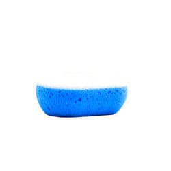 TIVIT MartiniSPA Italian Made Dual Action Energizing Body & Bath Sponge - All-in-One Regular Body Sponge & Gommage Deep Exfoliating Scrub Side - (2 Pack/2 Units) Color/Fluorescent Blue