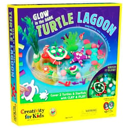 Creativity for Kids Create with Clay Turtle Lagoon – Marine Biology Crafts for Kids - Build a Sea Turtle Habitat with Clay, Multi (6238000) Medium