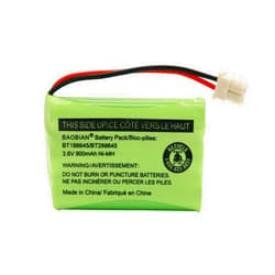 BAOBIAN BT188645/BT288645 Battery Pack 3.6V 900mAh Ni-MH Compatible with VTech VM312 VM3251 VM3252 VM3261 Motorola MBP481 MBP482 MBP483 Digital Video Baby Monitor