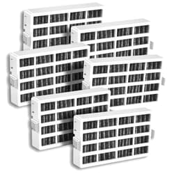 TIKTH Fresh Flow Refrigerator W10311524 Air Filter Replacement Compatible for Whirlpool W1031152, 2319308, W10335147, W10315189, 1876318, AP4538127, AH2580853, EA2580853, AIR1, PS2580853 (6-Pack)