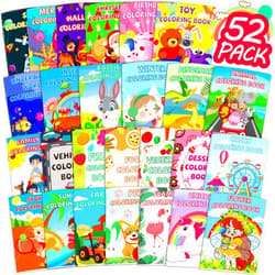 Glkuii 26Pack Coloring Books for Kids Ages 2-4-6-8-12, Small Bulk Coloring Books for Kids, Kids Birthday Party Favors Gifts Classroom Activity Supplies, Mini Coloring Books Includes Unicorn, Dinosaur