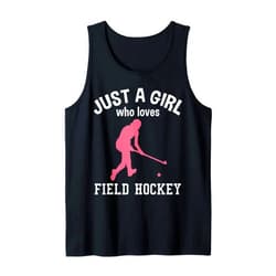 Feldhockey Zubehör Für Damen Mädchen Kinder Hockey Cooler Saying Field Hockey Player Field Hockey Stick Tank Top