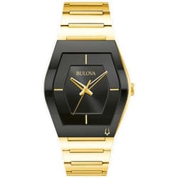 Bulova Men's Modern Gemini 3-Hand Quartz Silver Stainless Steel Watch, Edge-to-Edge Crystal