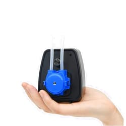 K KAMOER Mini peristaltic pump 24V with control low flow rate 19-65ml/min Kamoer KCP-X adjustable speed liquid dosing pump for aquarium lab with power adapter silicone tube