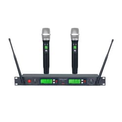 GTDaudio GTD Audio UHF 200 Selectable Frequency Channel Professional 2 Wireless Microphone Mic System 22H