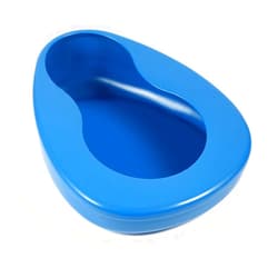 ONEDONE Bedpan for Elderly Females Heavy Duty Bed Pans for Elderly Men Women Thick Large Bedpans for Bedridden Patient Hospital Home Bed Pan Emergency Device (Blue)