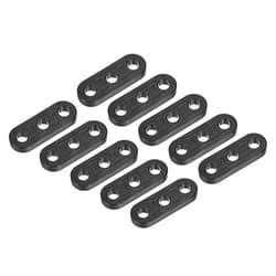 MECCANIXITY Tent Rope Buckles, 5.4mm Plastic Guyline Adjuster Cord Tensioners for Outdoor Camping Canopy Tarp, Black Pack of 12