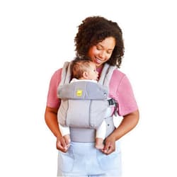 LILLEbaby LÍLLÉbaby Complete All Seasons Ergonomic 6-in-1 Baby Carrier Infant to Toddler with Lumbar Support (7-45 Pounds), 360 Degree Baby Wearing & Multi-Position, Inward & Outward Facing (Stone)