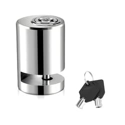 KVAEY Motorcycle Disc Brake Lock, Anti Theft Motorbike Safety Brake Disk Lock with Two Keys, Mini Alloy Steel Security Wheel Disc Lock for Electromobile Road Cycle Mountain Bike