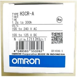 OMRON H3CR-A AC100-240/DC100-125 0.05 SEC - 300 Hours, 100-125 V DC, 100-240 V AC (50/60 HZ), 11-PIN, DPDT Relay Output, Multi-Function, NO-Voltage Input, Solid-State Timer, Suggested Replacement for