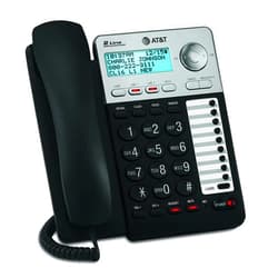 AT&T ML17929 2-Line Corded Telephone, Black