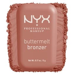 NYX PROFESSIONAL MAKEUP Matte Buttermelt Bronzer, Longwear Face Makeup with Up to 12 Hours of Wear, Vegan Formula - All Butta'D Up (Light Medium Neutral)