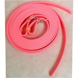 Big Black Horse LLC Split Reins 5/8 Inch Heavy Weight Pink Beat