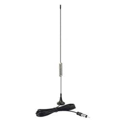Bingfu Universal Car Stereo Antenna Car FM AM Radio Antenna Magnetic Base Car Radio Antenna Aerial for Vehicle Truck SUV Truck RV Marine Boat Car Stereo Audio Radio Head Unit CD Media Receiver Player