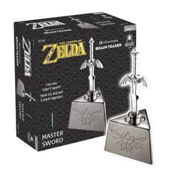 University Games BePuzzled, Legend of Zelda Master Sword Hanayama Brain Teaser, Mensa Rated Level 6, for Ages 12 and Up