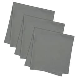 JUNRO 3-Pack 16x16 Inch Extra Large Lint-Free Microfiber Cleaning Cloths for Laptop, LCD TV, Computer Screen, Monitor, Tablet, Camera Lens, Glass, Telescope, iPhone, iPad, Other Delicate Surface
