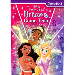 PI Kids Disney Princess Moana, Tiana, Rapunzel, and More! - Dreams Come True Look and Find Activity Book - PI Kids