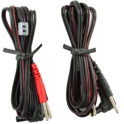 TENS 7000 Lead Wires - TENS Unit Lead Wires For Electrodes - 5 Pair, 10 Total Lead Wires - Universal and Compatible With Most TENS Units, EMS, and Other Electrotherapy Stimulation Devices