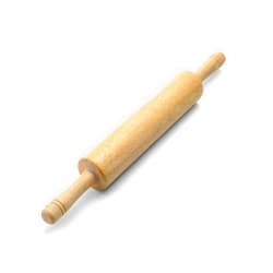 Farberware Classic Wood Rolling Pin, 17.75 Inch, Natural