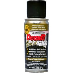 CAIG LABORATORIES DeoxIT Gold G100S-2 Spray, Contact Cleaner/Enhancer/Protector for Surfaces, 57g, Metered One-Shot Valve, 100% Solution, Non-Drip, Pack of 1