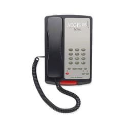 Cetis Hospitality Speakerphone, Black, Voicemail Message Indicator Black Aegis-PS-08 (BK) - 1 Each