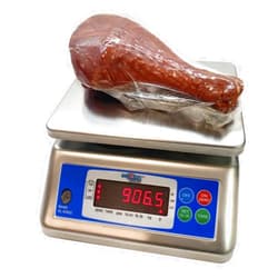 Liberty Scales Liberty S-IDS02 Fully Washdown Stainless Steel Tabletop Scale - Multifunction High Precision Digital Food Kitchen Scale, Waterproof/HD & LCD Display Both Sides 3kg x .5g (6.61 lb x 0.001 lb)