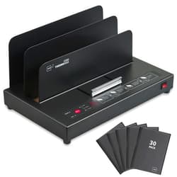 Binditek Thermal Binding Machine, 500 Sheets Capacity Book Binding Machine, 110V Heat Binding Machine for A4/A5/Letter Size Documents, Includes 30 Thermal Binding Covers, No Assembly Required