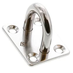 QMH 5/16 Stainless Steel Pad Eye Square