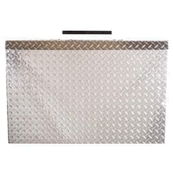 GriddleGuard Hard Lid Cover for Cabela's 4-Burner Gas Griddle (Diamond Plate Aluminum)