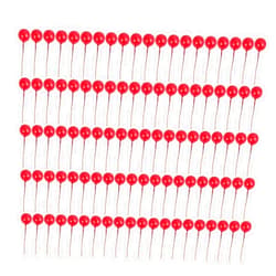 VOSAREA 200pcs Simulation Red Ball Cherry Berry Kix Berries Christmas Craft Wreath Pick Xmas Holly Flower Branch Christmas Decor Artificial Fruit Berry Single Head Small Red Fruit