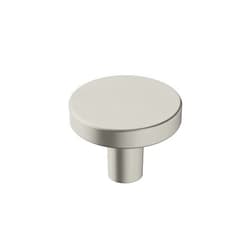Amerock | Cabinet Knob | Satin Nickel | 1-3/8 inch (35 mm) Diameter | Versa | 1 Pack | Drawer Knob | Cabinet Hardware