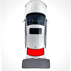 SYBYF Car Window Sunshades for Toyota Lingshang 2019 2020 2021 2022 2023 2024 2025 Mesh Sunshade Magnetic Suction Blackout Curtain Half Shade Sun Protection Cover Interior Accessories