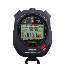 Xinko Sport Stopwatch Timer with 100X2laps Split Memory/0.001second Timing,Professional Recall Stop Watch Large Display Alarm Clock Multifunctional for Coach Referee Swimming Running Marathon Competition