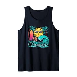 MNBOBS California Beach Bum Tank Top